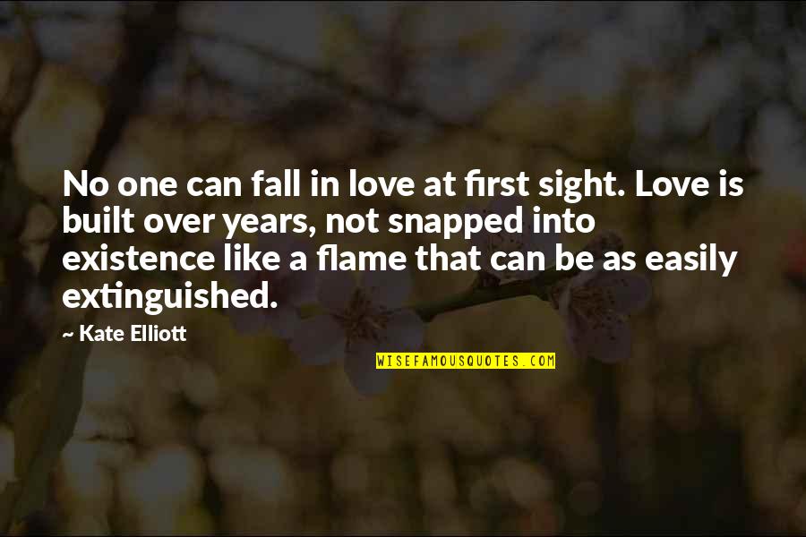 Saturday Blessing Images And Quotes By Kate Elliott: No one can fall in love at first