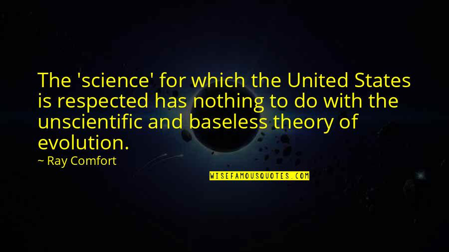 Science And Quotes By Ray Comfort: The 'science' for which the United States is