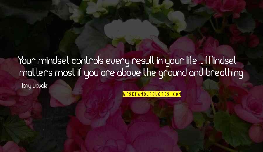 Scientists And Engineers Quotes By Tony Dovale: Your mindset controls every result in your life