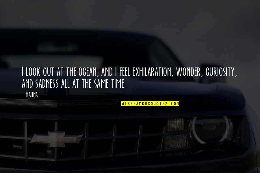 Seacord Corporation Quotes By Halina: I look out at the ocean, and I