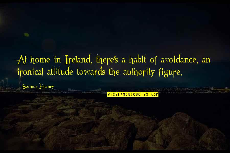 Seamus Heaney Ireland Quotes By Seamus Heaney: At home in Ireland, there's a habit of