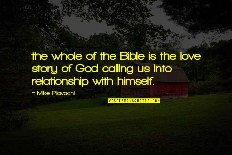 Season Of Giving Christmas Quotes By Mike Pilavachi: the whole of the Bible is the love