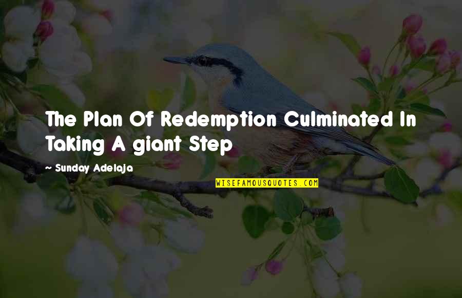 Seeable Synonyms Quotes By Sunday Adelaja: The Plan Of Redemption Culminated In Taking A