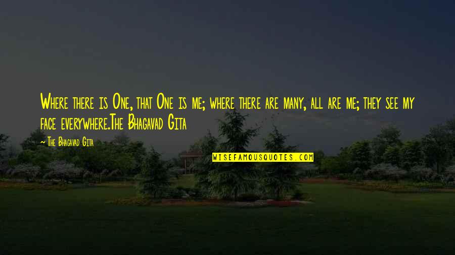 Serbians Feeling Quotes By The Bhagavad Gita: Where there is One, that One is me;