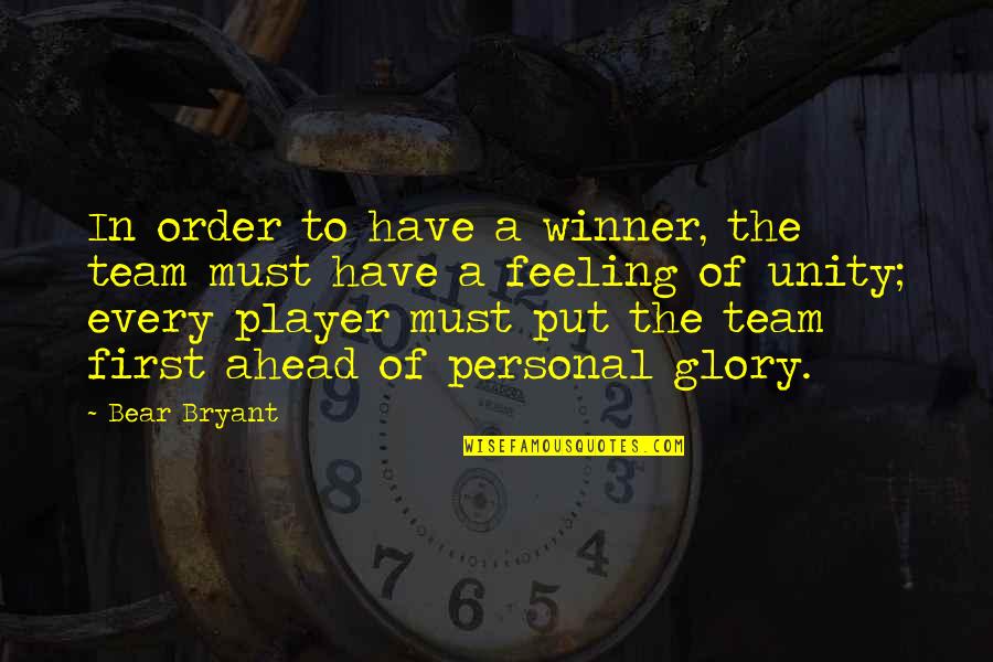 Should College Athletes Be Paid Quotes By Bear Bryant: In order to have a winner, the team