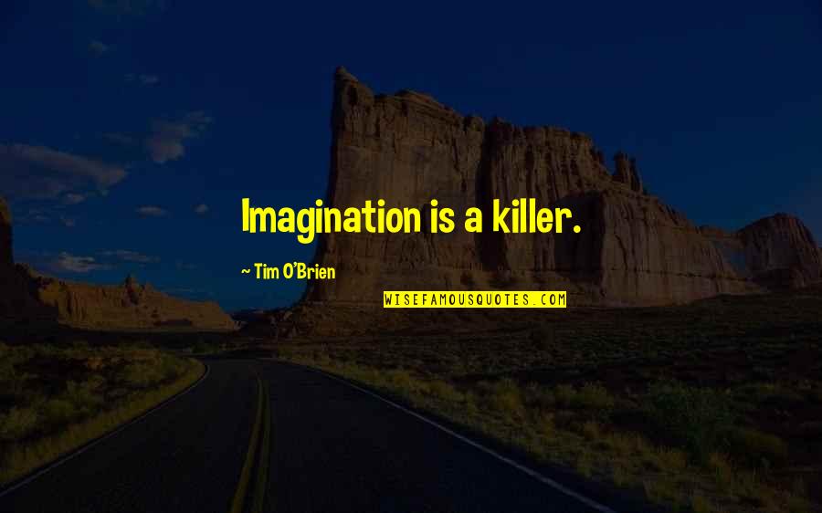 Sibongiseni Ngundze Quotes By Tim O'Brien: Imagination is a killer.