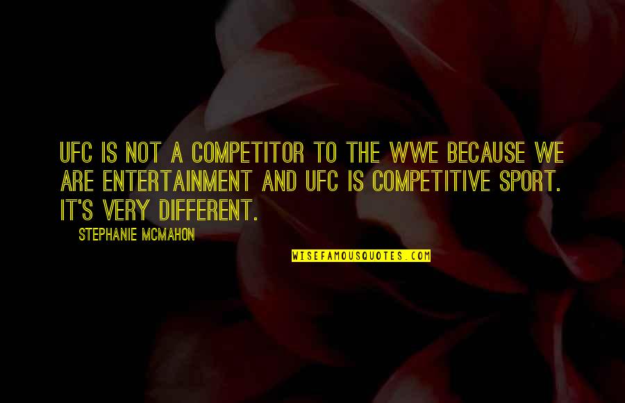 Simplistic Background Quotes By Stephanie McMahon: UFC is not a competitor to the WWE