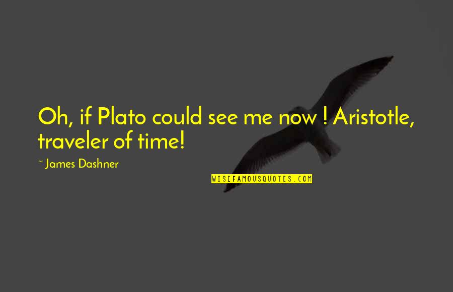 Situace Synonym Quotes By James Dashner: Oh, if Plato could see me now !