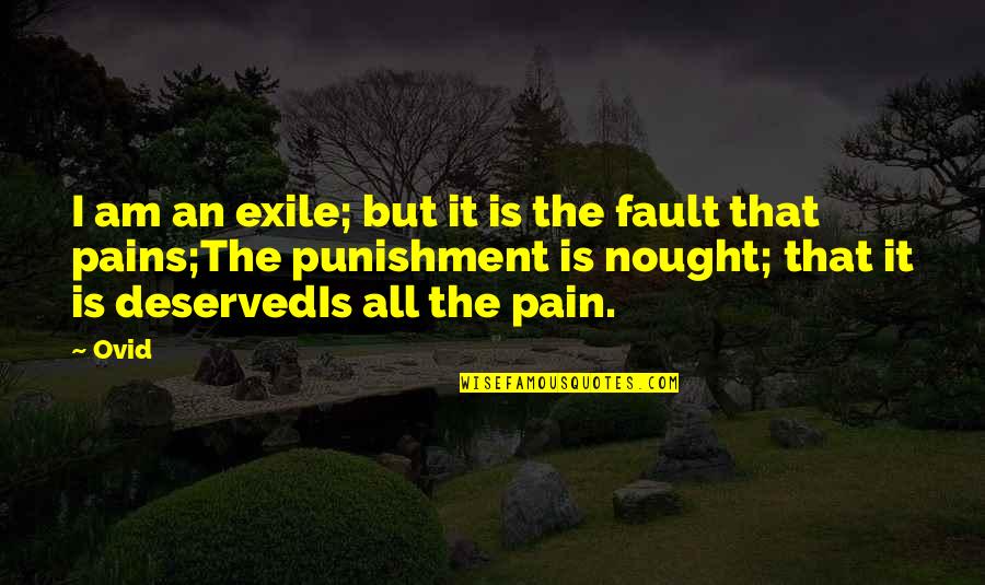 Skemer Quotes By Ovid: I am an exile; but it is the