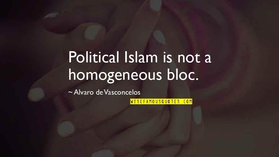 Skretting Fish Feed Quotes By Alvaro De Vasconcelos: Political Islam is not a homogeneous bloc.