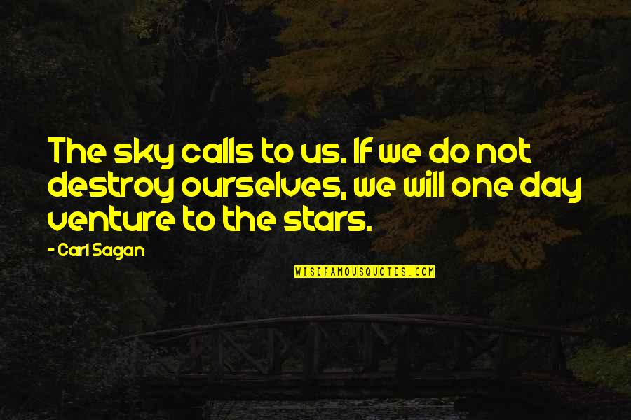 Sky Stars Quotes By Carl Sagan: The sky calls to us. If we do