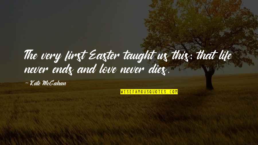 Somayeh Sojoudi Quotes By Kate McGahan: The very first Easter taught us this: that