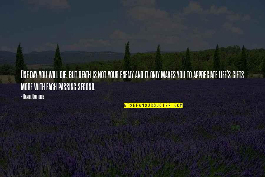 Sound Frequency Quotes By Daniel Gottlieb: One day you will die, but death is