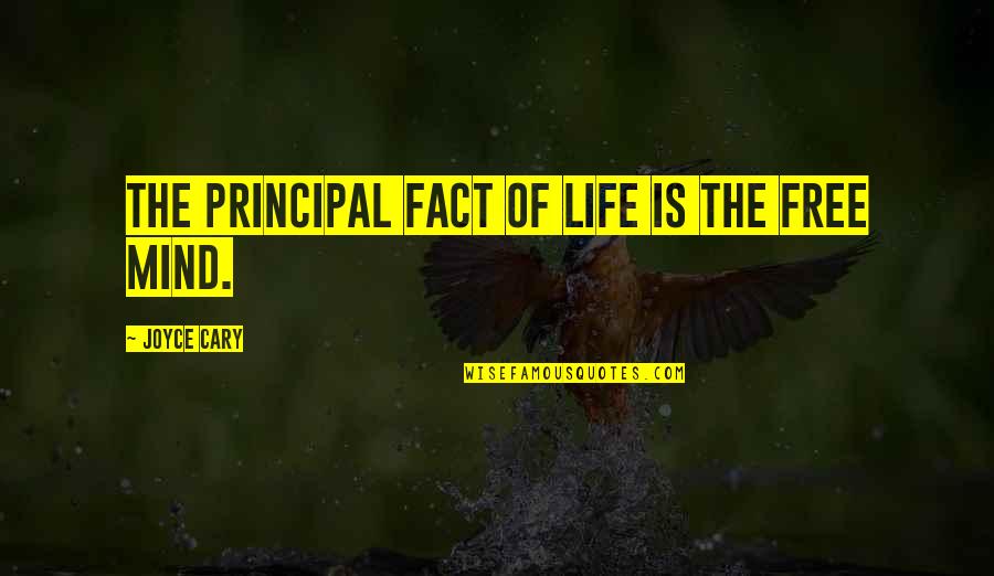 Specchio Parete Quotes By Joyce Cary: The principal fact of life is the free