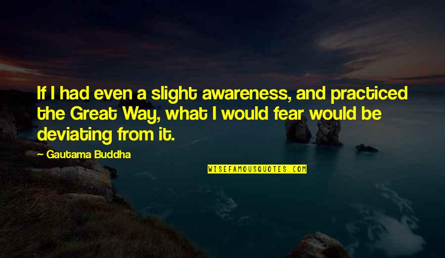 Spiderwick Cast Quotes By Gautama Buddha: If I had even a slight awareness, and