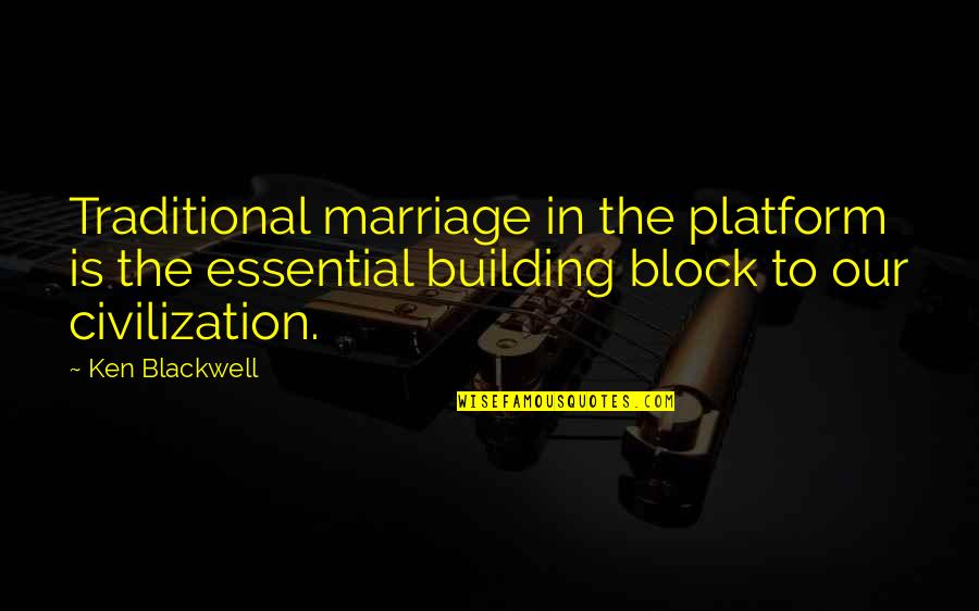 Splitter Cable Quotes By Ken Blackwell: Traditional marriage in the platform is the essential