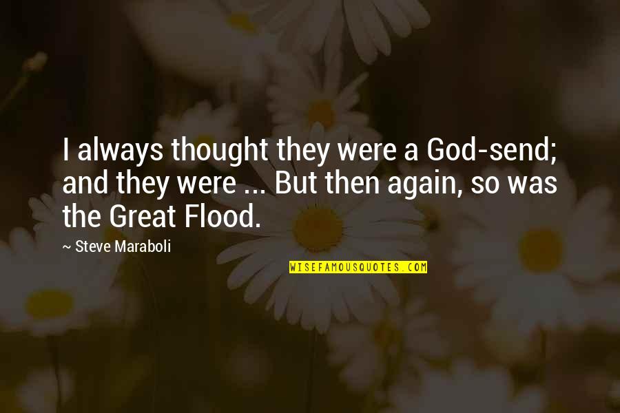 Stars From Books Quotes By Steve Maraboli: I always thought they were a God-send; and