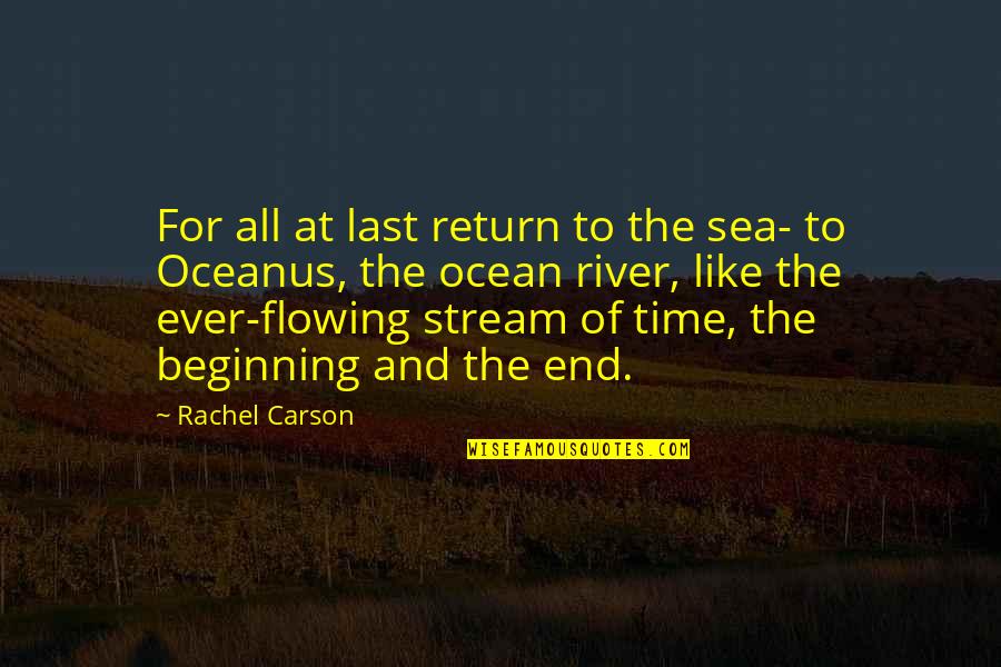 Steenberg Wine Quotes By Rachel Carson: For all at last return to the sea-