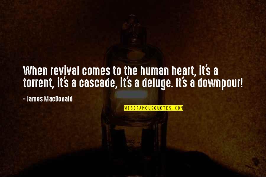 Studious Friend Quotes By James MacDonald: When revival comes to the human heart, it's