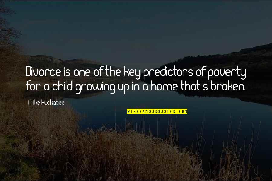 Subsidy Graph Quotes By Mike Huckabee: Divorce is one of the key predictors of