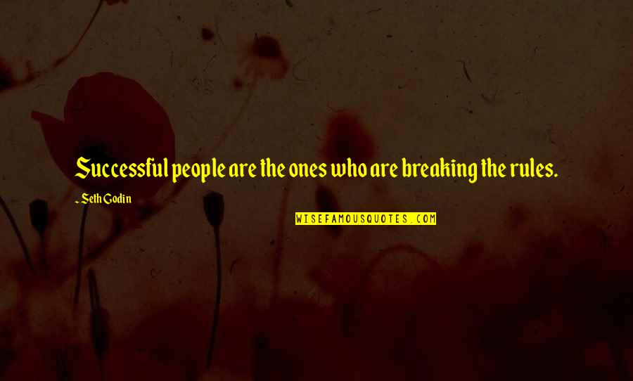 Successful People Quotes By Seth Godin: Successful people are the ones who are breaking