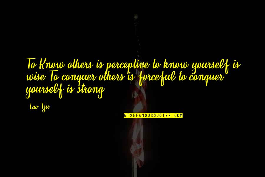 Suegros En Quotes By Lao-Tzu: To Know others is perceptive,to know yourself is