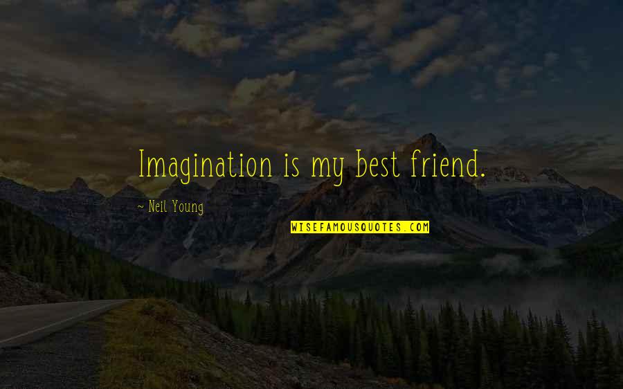 Sultanov Russian Quotes By Neil Young: Imagination is my best friend.