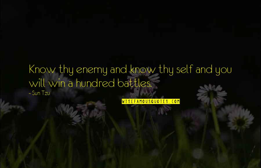 Suzumura Iroha Quotes By Sun Tzu: Know thy enemy and know thy self and