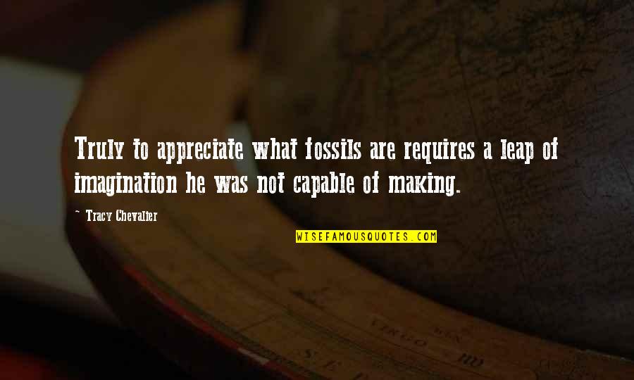 Svetomat Mikiny Quotes By Tracy Chevalier: Truly to appreciate what fossils are requires a