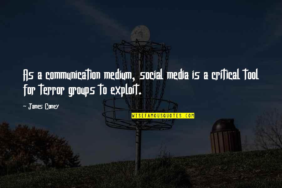 Szegedi Tudom Nyegyetem Quotes By James Comey: As a communication medium, social media is a