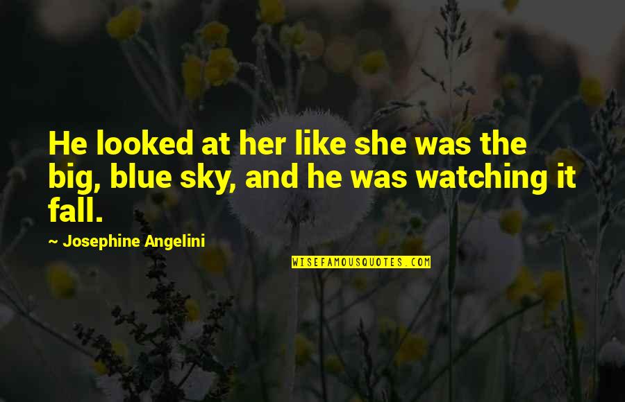 Take Time To Play Quotes By Josephine Angelini: He looked at her like she was the