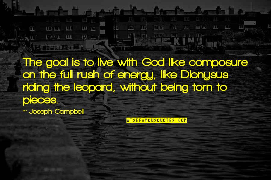 Tamburino Deli Quotes By Joseph Campbell: The goal is to live with God like