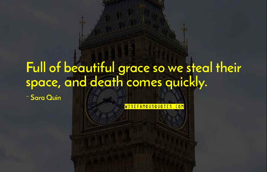 Tegan's Quotes By Sara Quin: Full of beautiful grace so we steal their