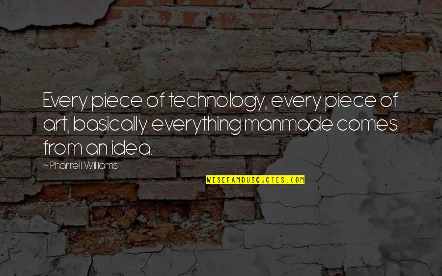 Tell Her Beautiful Quotes By Pharrell Williams: Every piece of technology, every piece of art,