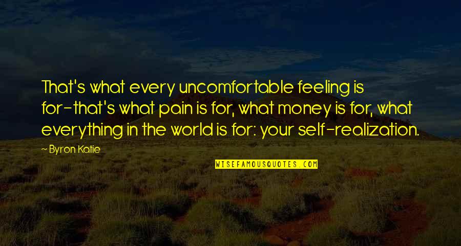 That S Uncomfortable Quotes By Byron Katie: That's what every uncomfortable feeling is for-that's what