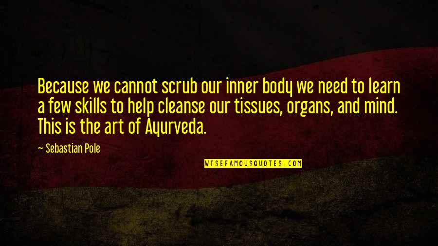 The Art Of Health Quotes By Sebastian Pole: Because we cannot scrub our inner body we