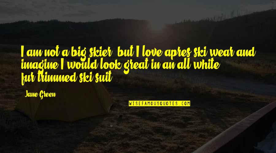 The Big Green Quotes By Jane Green: I am not a big skier, but I