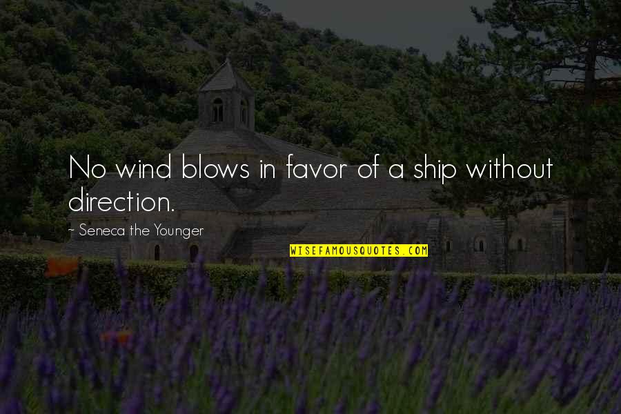 The Difference Between Religion And Spirituality Quotes By Seneca The Younger: No wind blows in favor of a ship