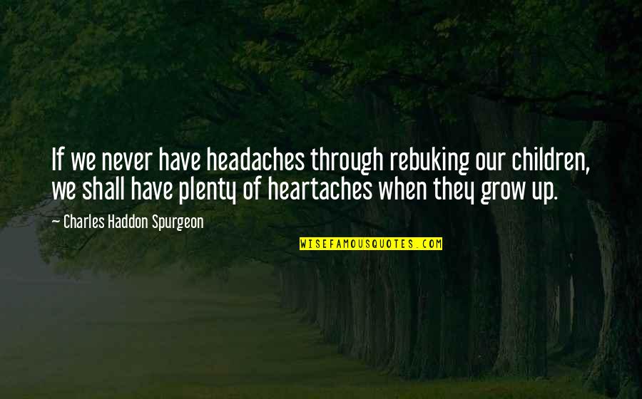 The Invented Of The Printing Press Quotes By Charles Haddon Spurgeon: If we never have headaches through rebuking our