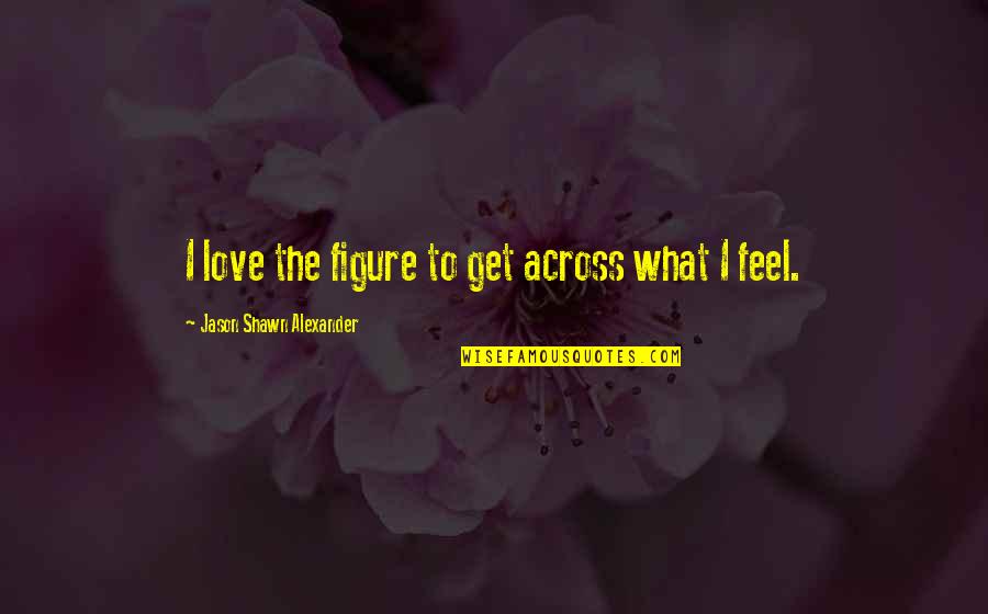 The Wild Dog Rose Quotes By Jason Shawn Alexander: I love the figure to get across what