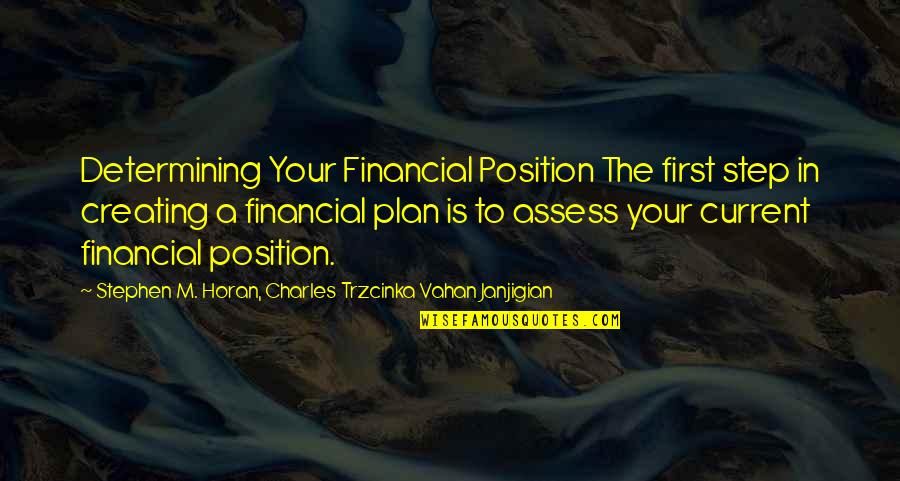 Theoreme De Koenig Quotes By Stephen M. Horan, Charles Trzcinka Vahan Janjigian: Determining Your Financial Position The first step in