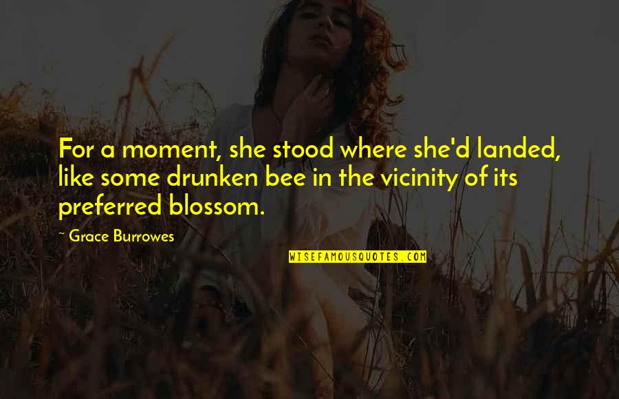 Things We Will Never Understand Quotes By Grace Burrowes: For a moment, she stood where she'd landed,