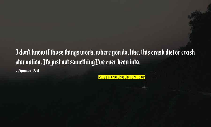 Things You Like Quotes By Amanda Peet: I don't know if those things work, where