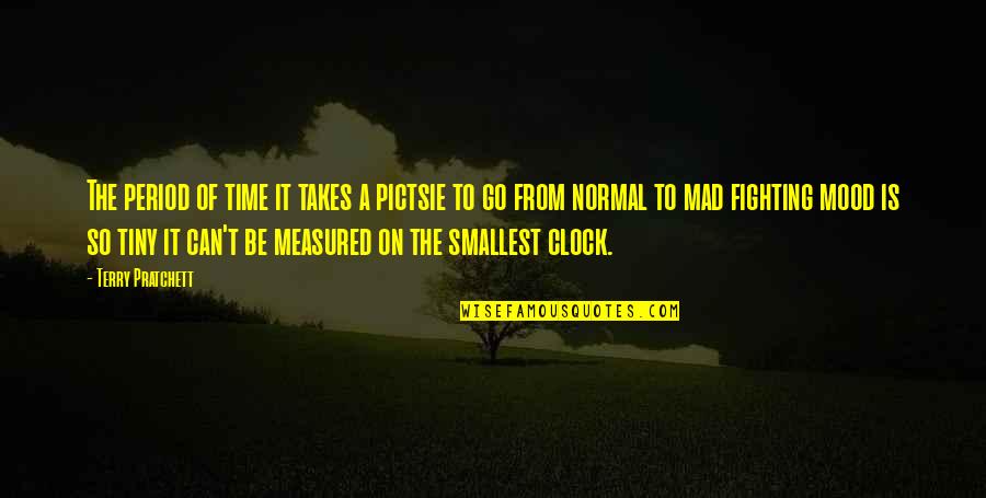 Time Is Measured Quotes By Terry Pratchett: The period of time it takes a pictsie