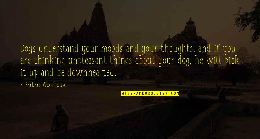 Trabajaeninterbank Quotes By Barbara Woodhouse: Dogs understand your moods and your thoughts, and