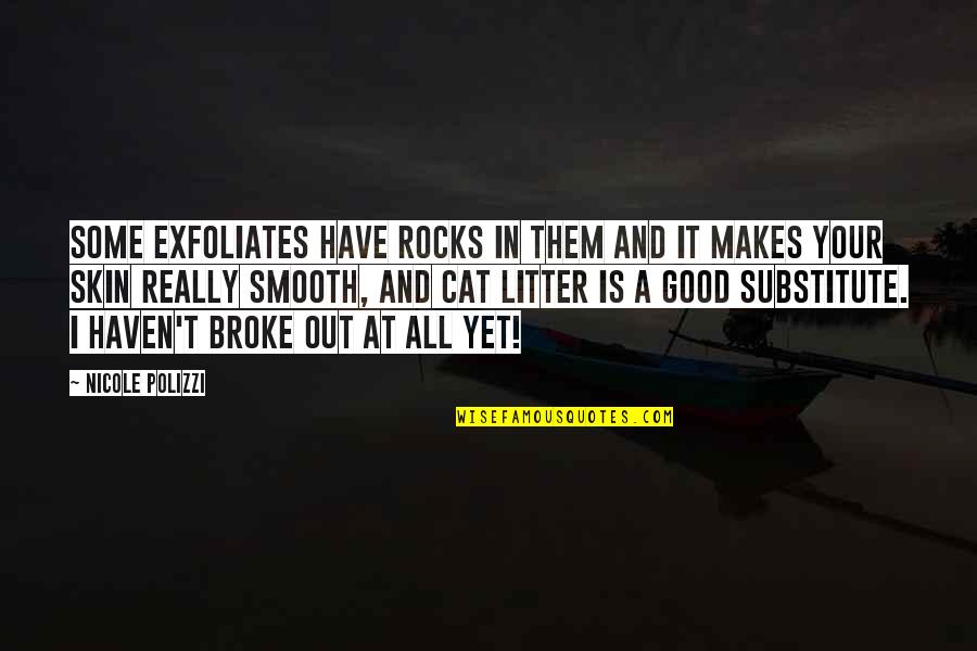 Tribal Seeds Lyric Quotes By Nicole Polizzi: Some exfoliates have rocks in them and it