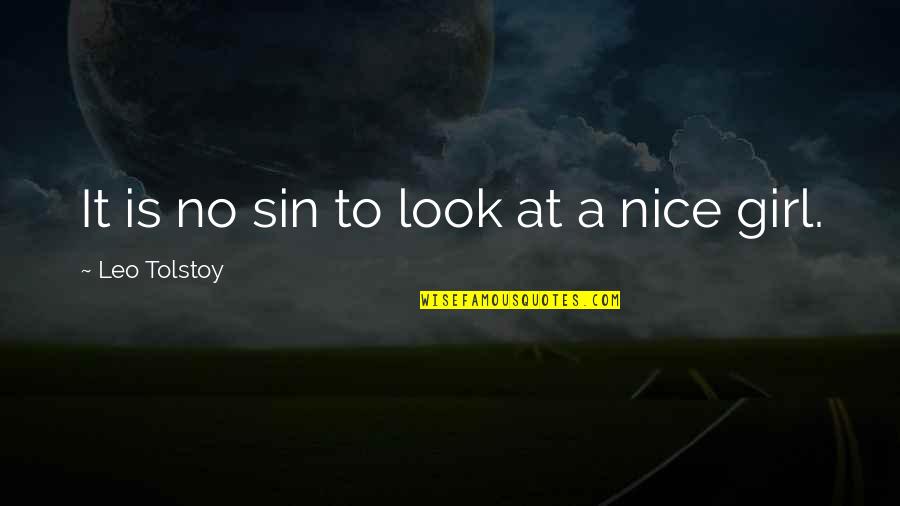 Two And A Half Men Quotes By Leo Tolstoy: It is no sin to look at a