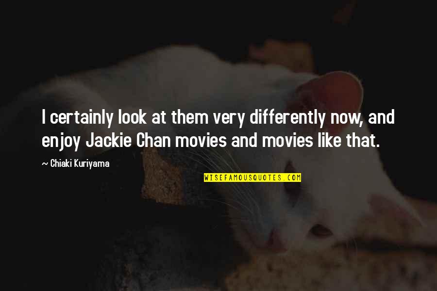 Typeset Drawer Quotes By Chiaki Kuriyama: I certainly look at them very differently now,