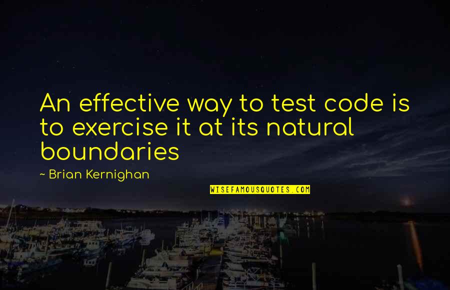 Uitzondering In Engels Quotes By Brian Kernighan: An effective way to test code is to