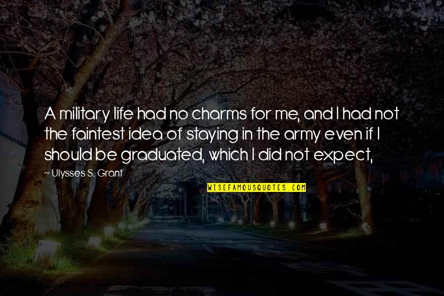 Ulysses Quotes By Ulysses S. Grant: A military life had no charms for me,